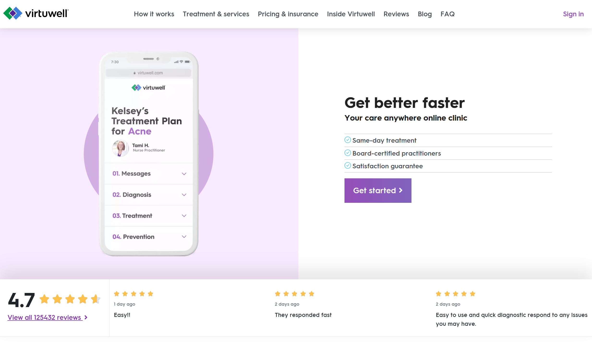 virtuwell - 24/7 online clinic platform